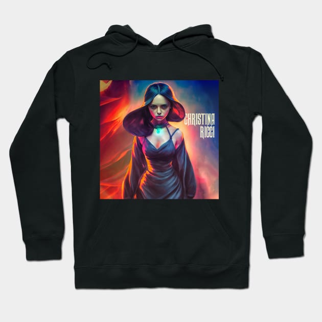 Christina Ricci Hoodie by Cesar Giovani Imagery